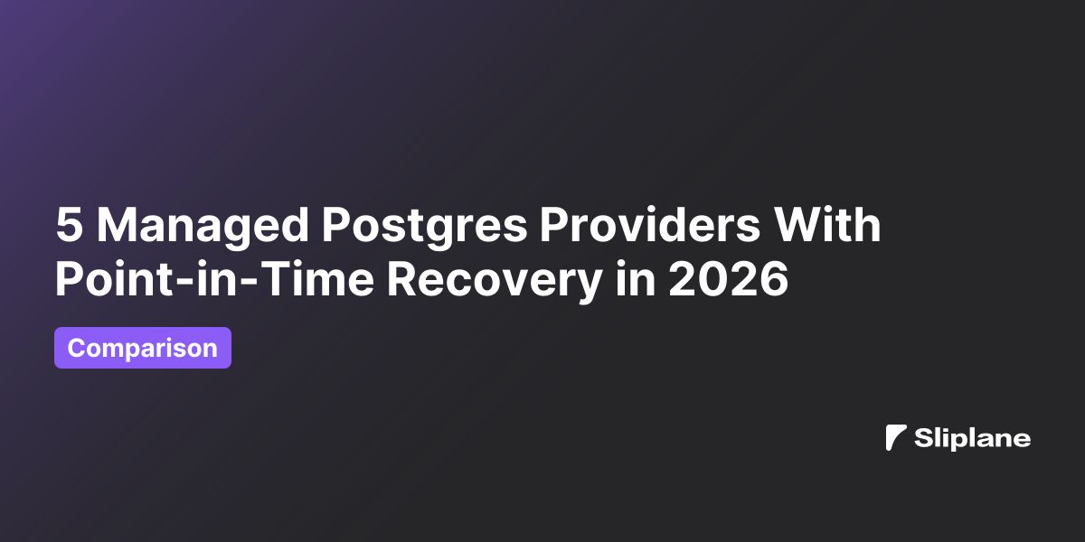 5 Managed Postgres Providers With Point-in-Time Recovery in 2026