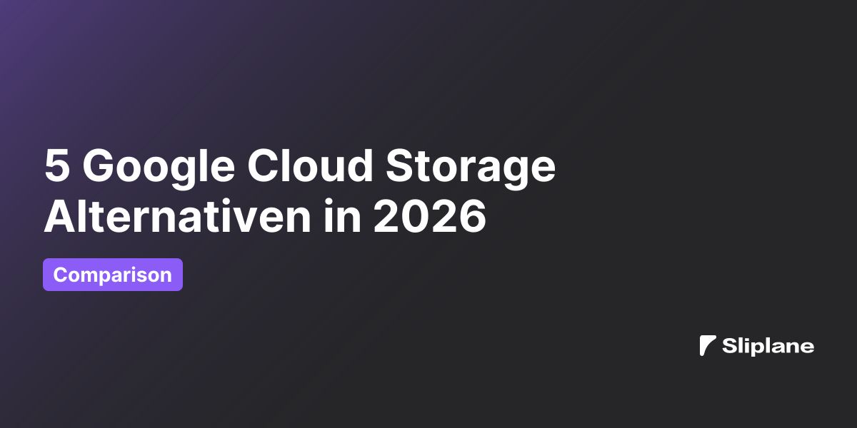 5 Google Cloud Storage Alternativen in 2026